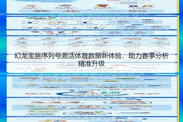 幻龙宝匣序列号激活体育数据新体验，助力赛事分析精准升级